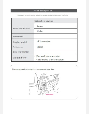 subaru sambar truck 2020-2021 owners manual in english
